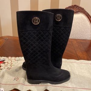 Tommy Hilfiger Suede Knee Boots
